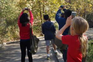Young citizen scientists help to document wildlife in the heart of Los Angeles (Photo credit: Richard Smart)