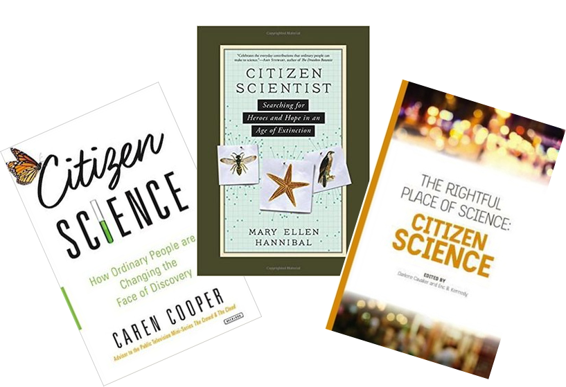 three citizen science books