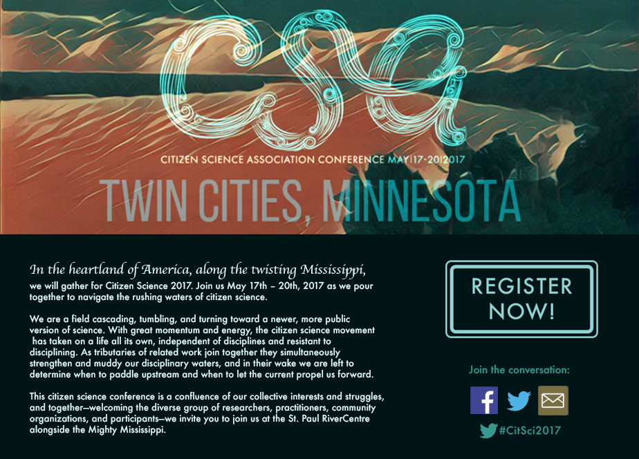 Citizen Science Association Conference 2017 Banner