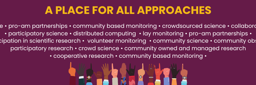 Reintroducing this Association: Advancing Participatory Sciences