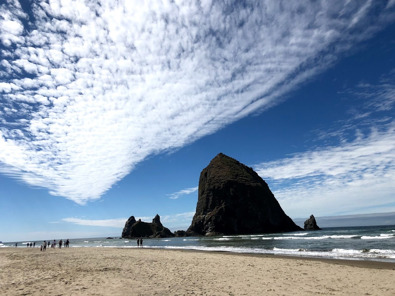 Photo of Cannon Beach in costal Oregon