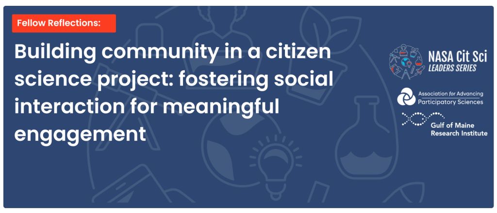 Building community in a citizen science project: fostering social interaction for meaningful engagement